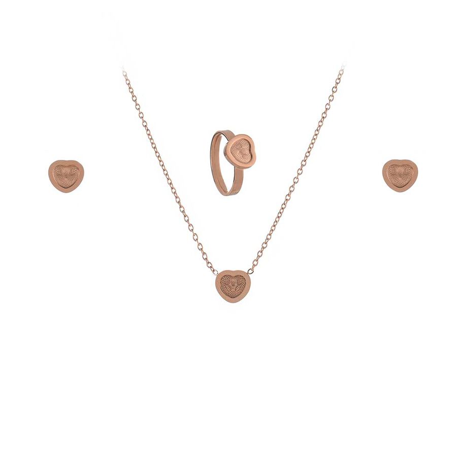 Papillon Accessories Gift Set Rose Gold 3 Pieces