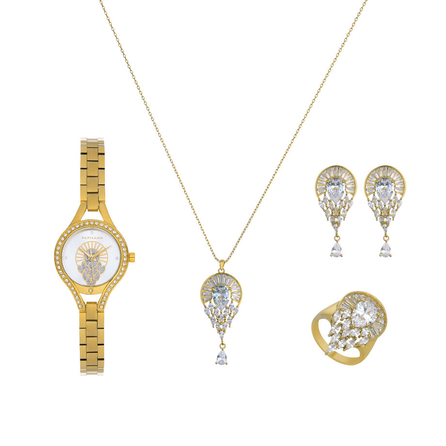 Bow Trio Set + Watch (S22227S-01-B) G