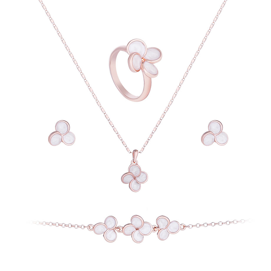 Papillon Accessories Gift Set Rose Gold 4 Pieces