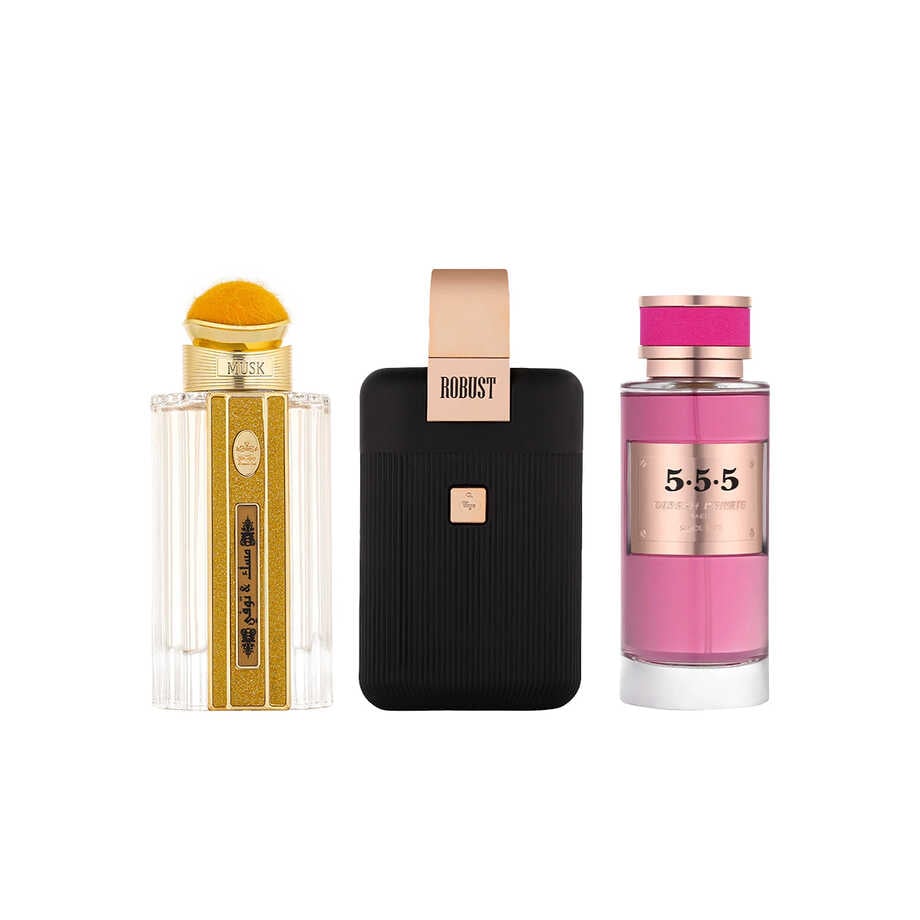 Perfume set (Deraah Private 555 - Musk and Toffee - Robust )