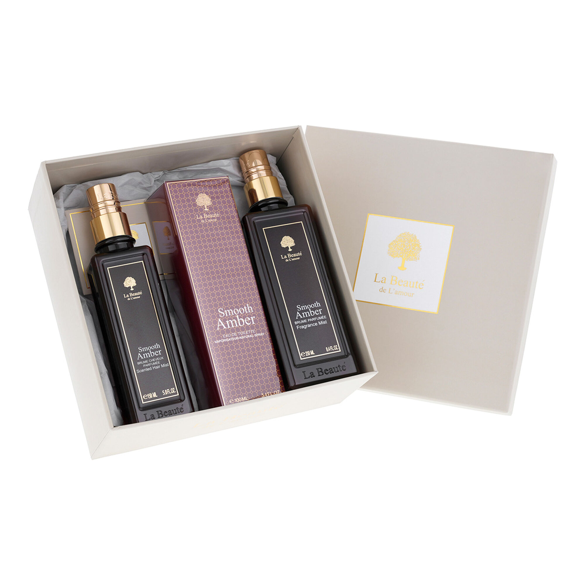 La Beaute Smooth Amber 3-Piece Collection Set