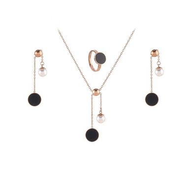 Papillon Accessories Gift Set Rose Gold 3 Pieces