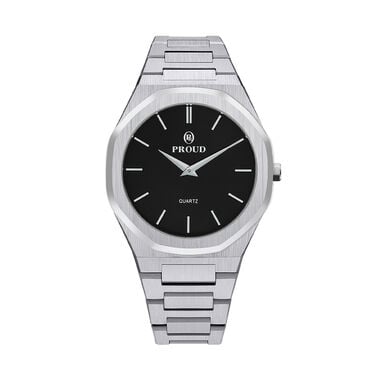 ساعة براود ستيل فضي رجالي - SM-21024