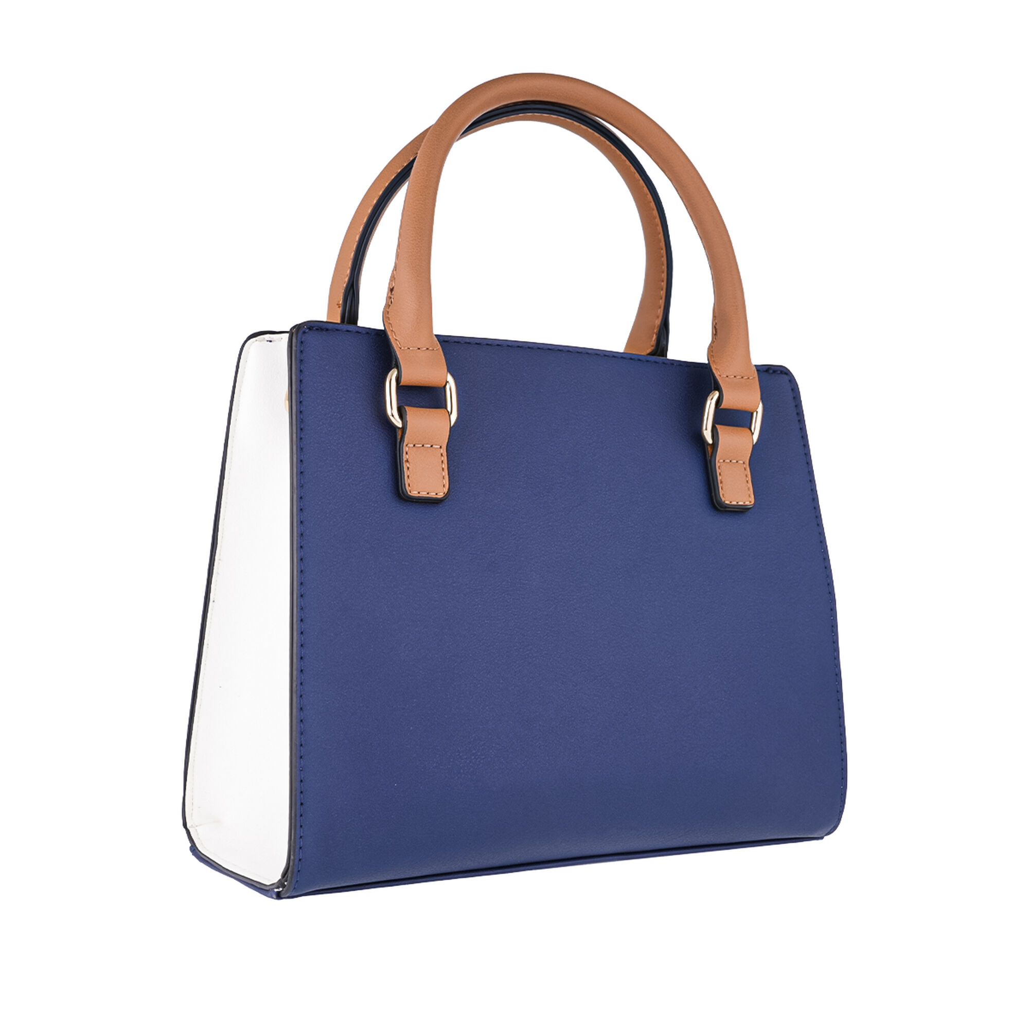 Papillon Handbag Blue and Beige- Women’s bags - NOR-84298