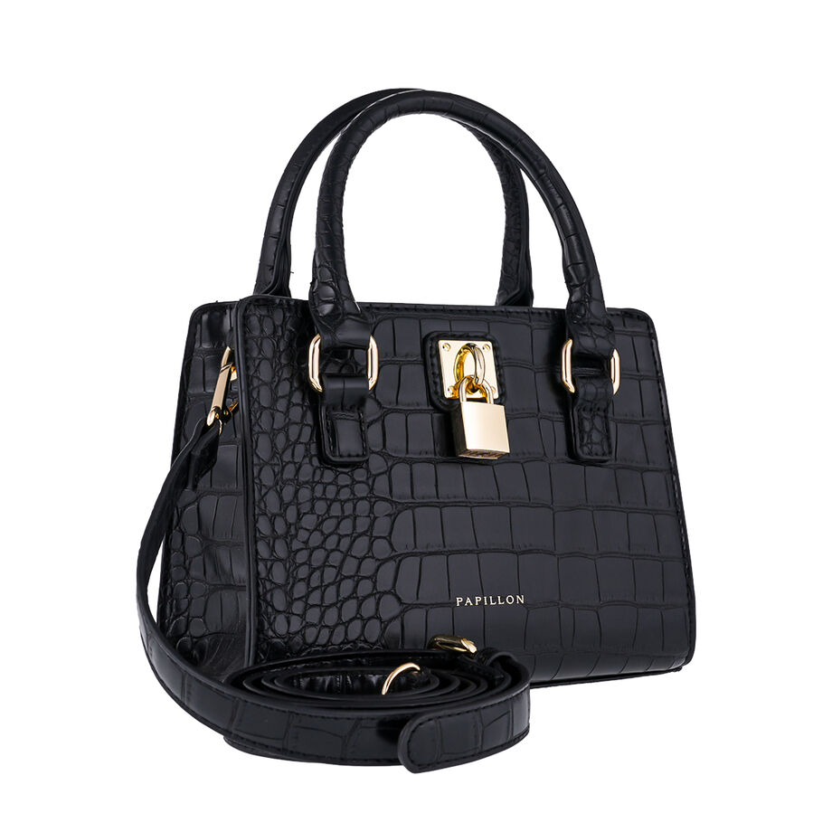 Papillon Handbag Black- Women’s bags - NOR-81274E