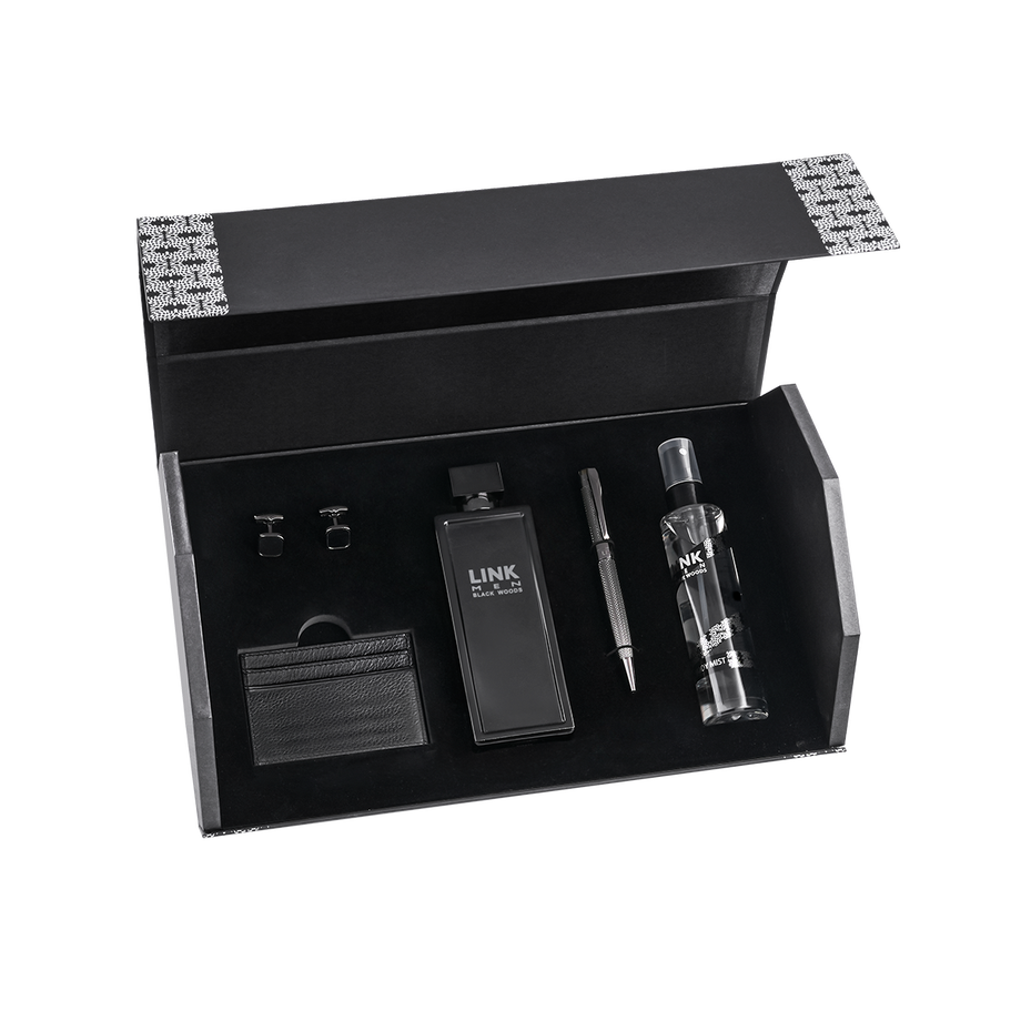 طقم لينك اسود اكسسوار جديد