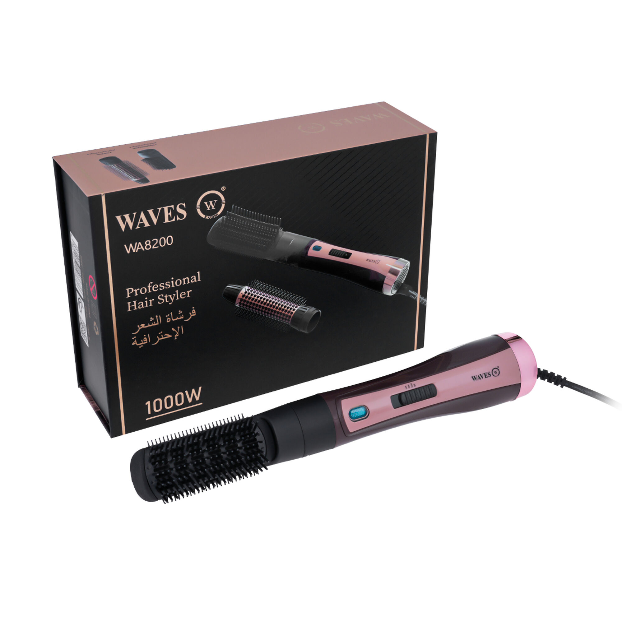 Waves Professional Hair Brush WA8200-BWRG