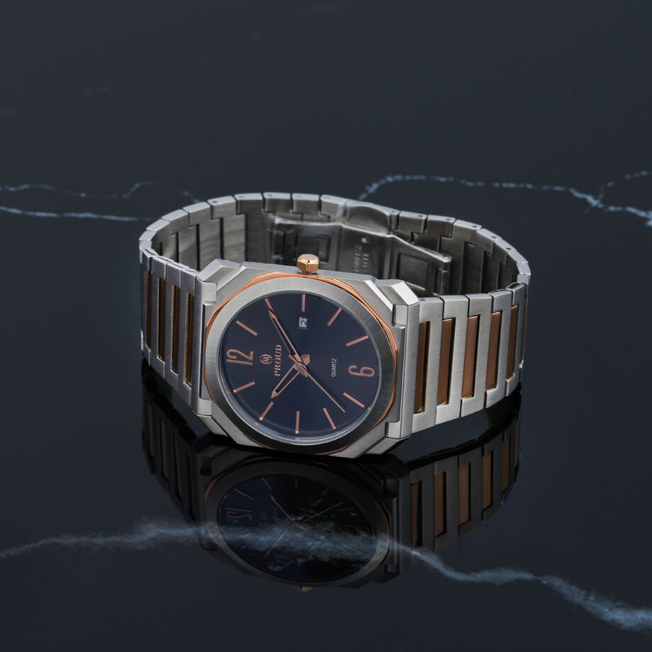Proud Steel Watch Y23 (SM-21083-C)-SRG+Box