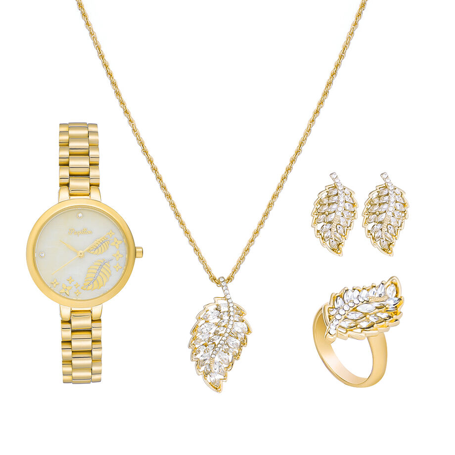 Papillon Accessories Gift Set Gold 4 Pieces