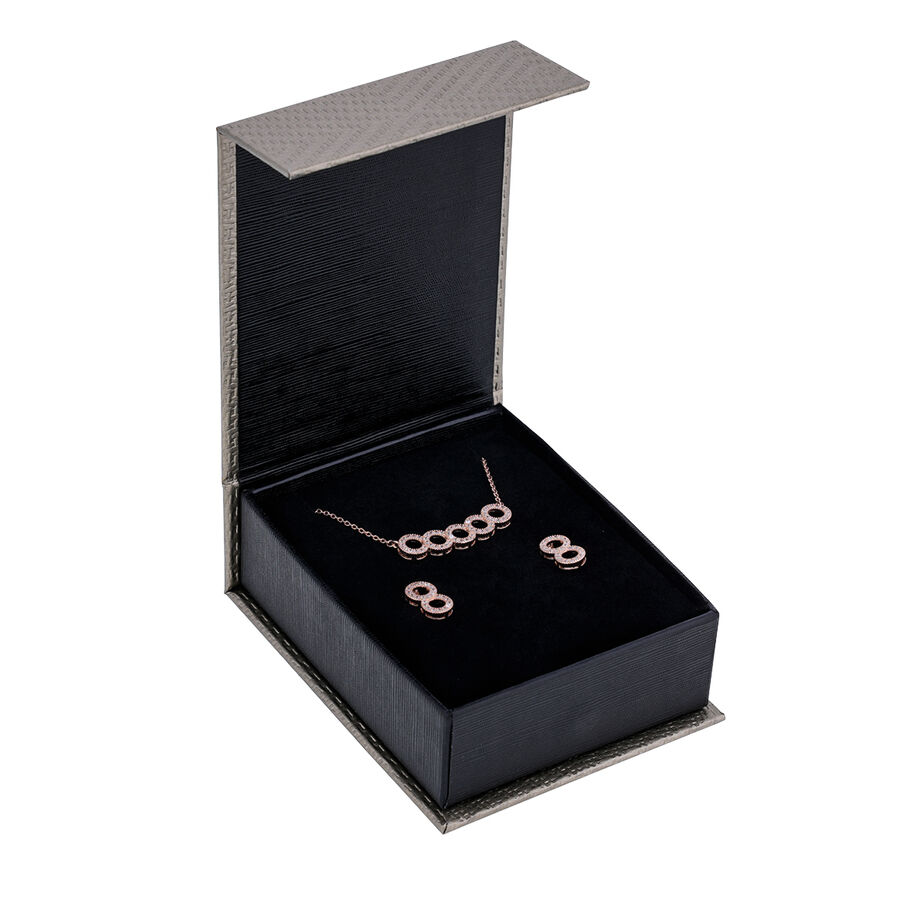 Papillon Accessories Gift Set Rose Gold 2 Pieces