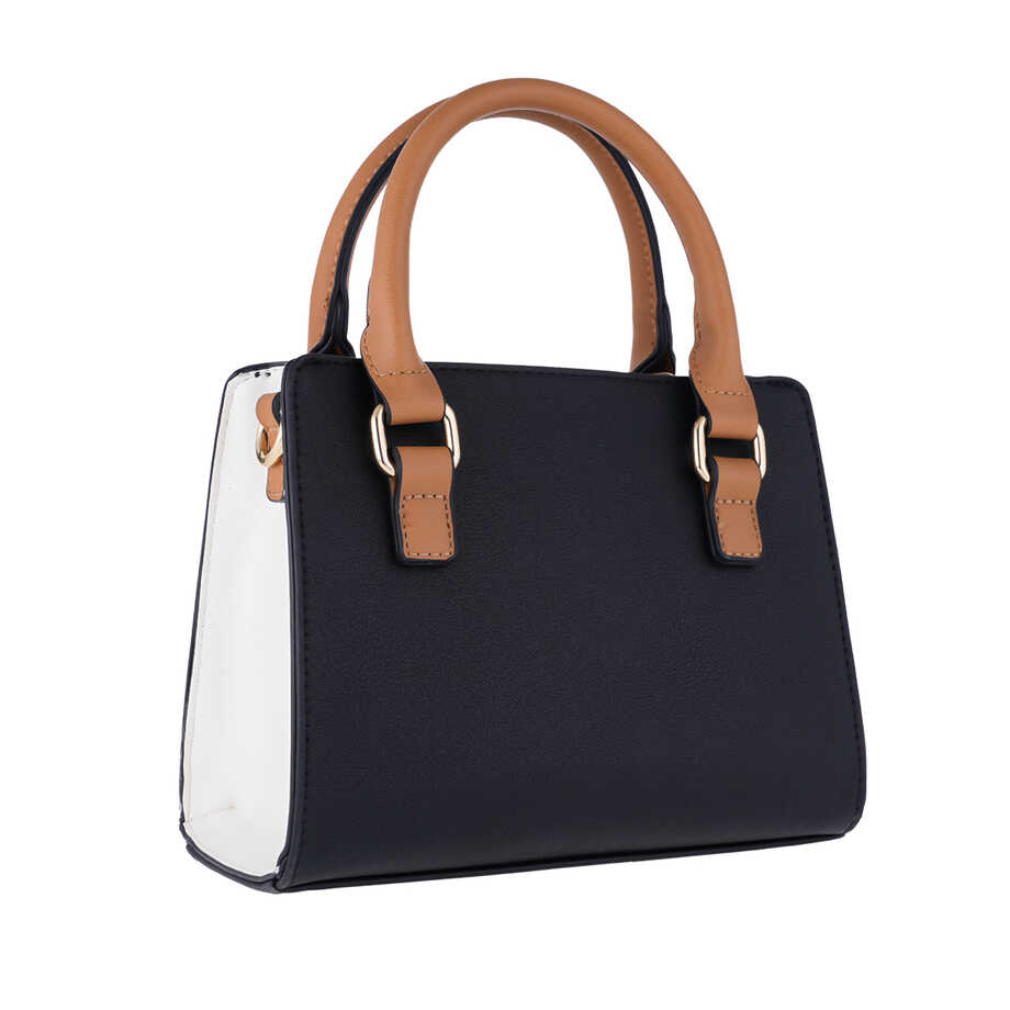 Papillon Handbag Black and Beige- Women&rsquo;s bags - -NOR- 81274E