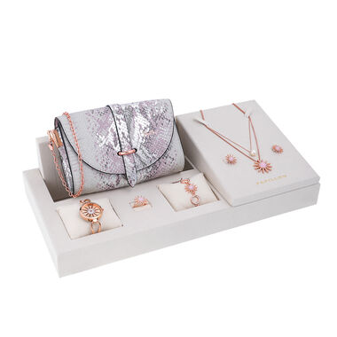 Papillon Accessories Gift Set Rose Gold 6 Pieces