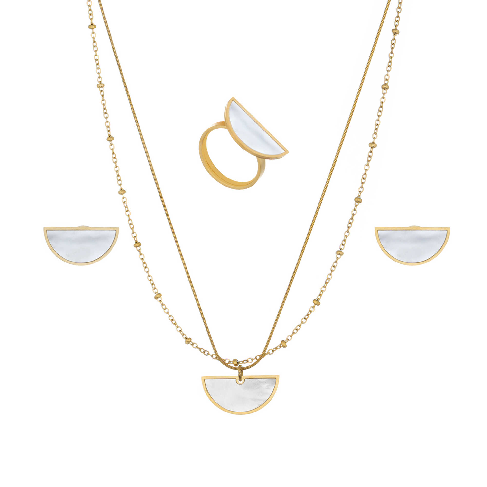 Papillon Accessories Gift Set Gold 3 Pieces