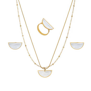 Papillon Accessories Gift Set Gold 3 Pieces
