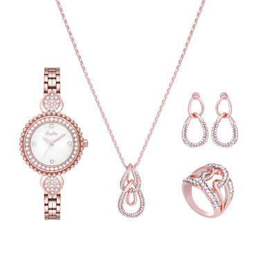 Papillon Accessories Gift Set Rose Gold 4 Pieces