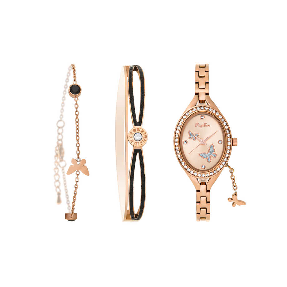 Papillon Accessories Gift Set Rose Gold 3 Pieces
