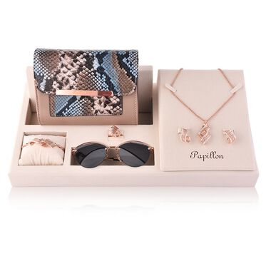 Papillon Accessories Gift Set Rose Gold 6 Pieces