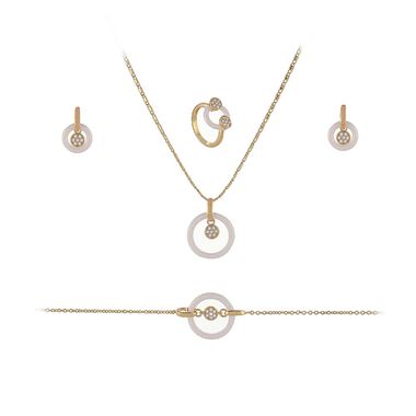 Papillon Accessories Gift Set Gold 4 Pieces