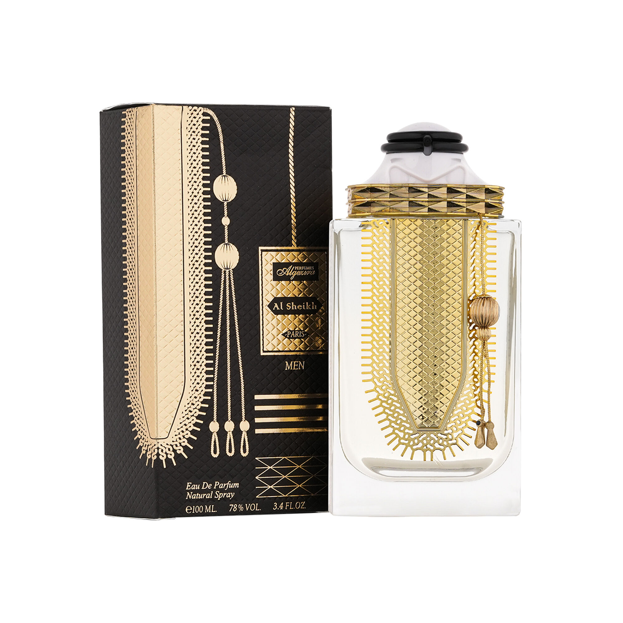 Al-Sheikh Black perfume for men 100 ml