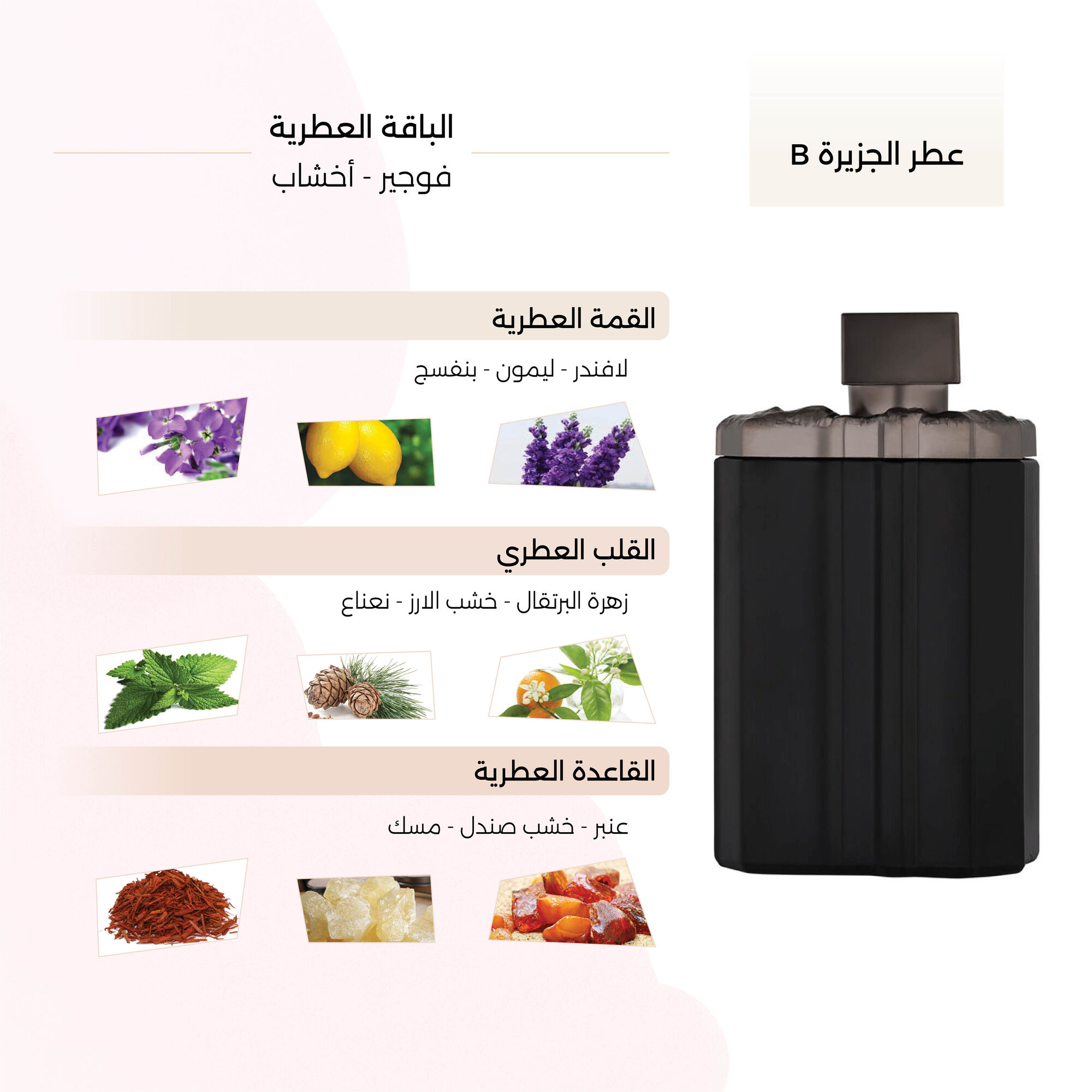 عطر الجزيرة بي رجالى 100 مل