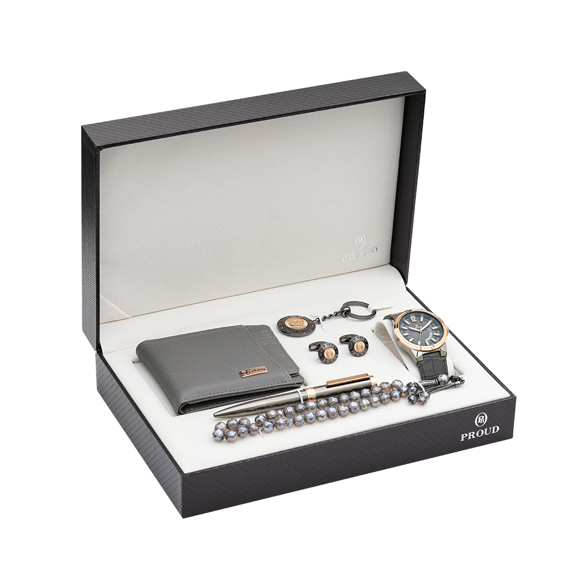 Proud accessories giftset grayrosegold 6 pcs.