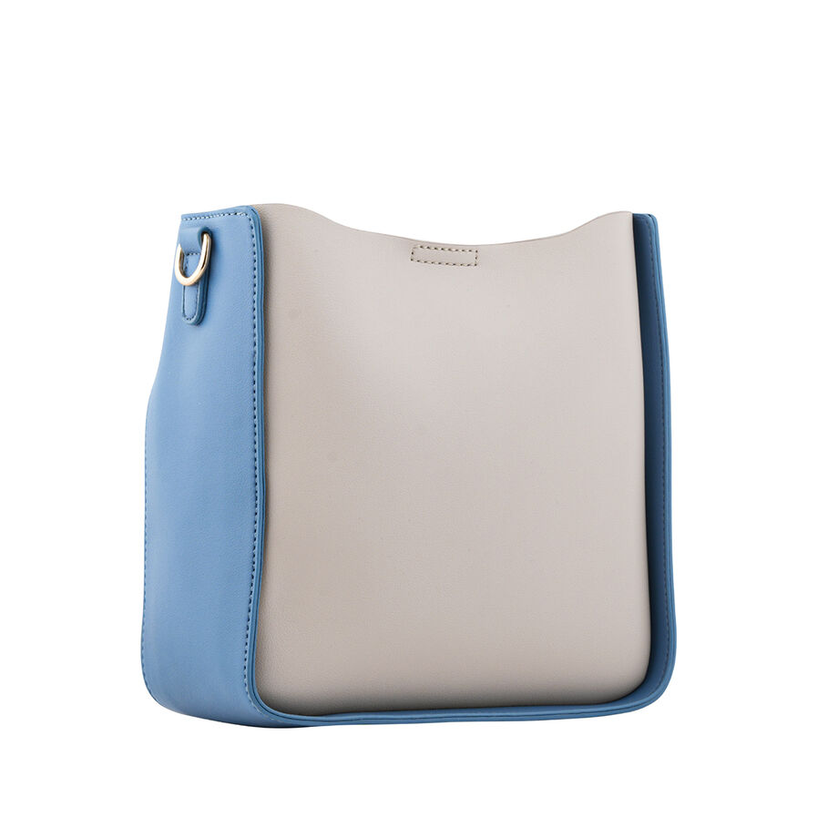 Blue and gray bow bag JS2206-2-M Blue and gray bow bag JS2206-2-M