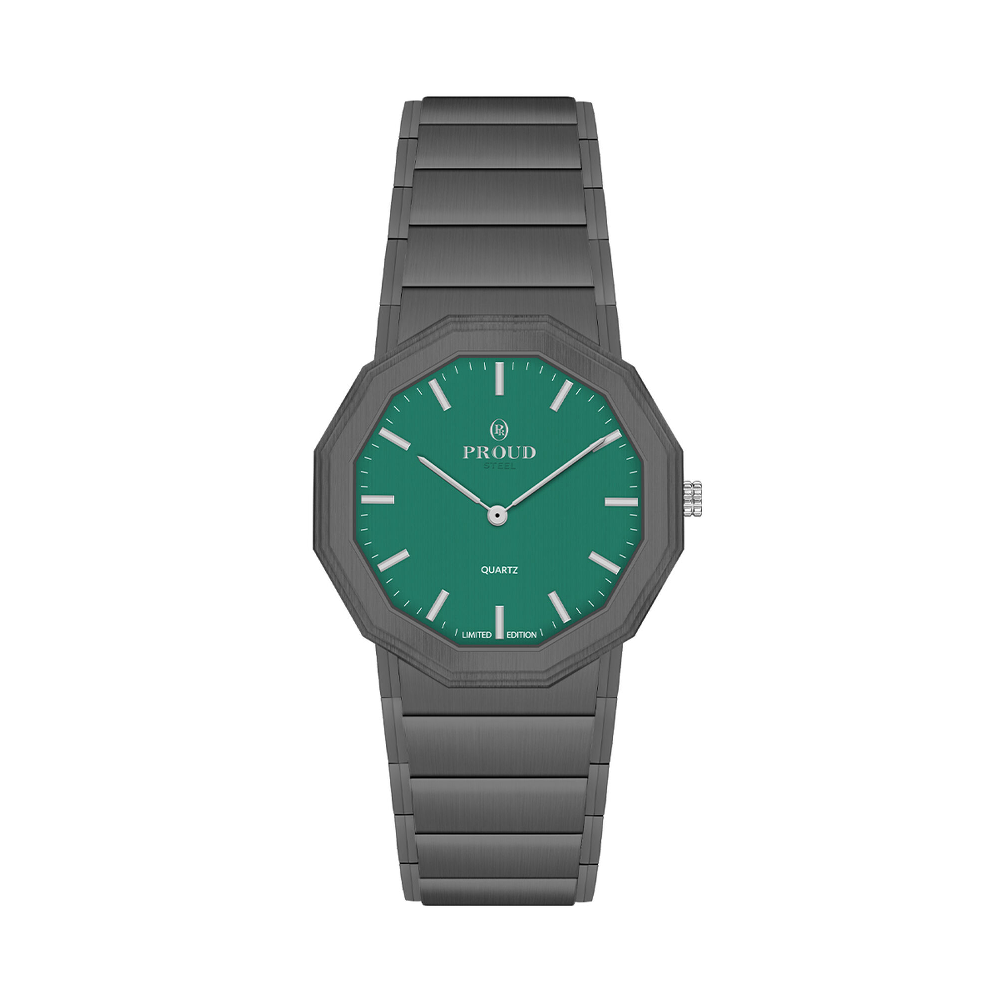 Y24TS(23PR005S)-C-Gray ساعة براود أستيل