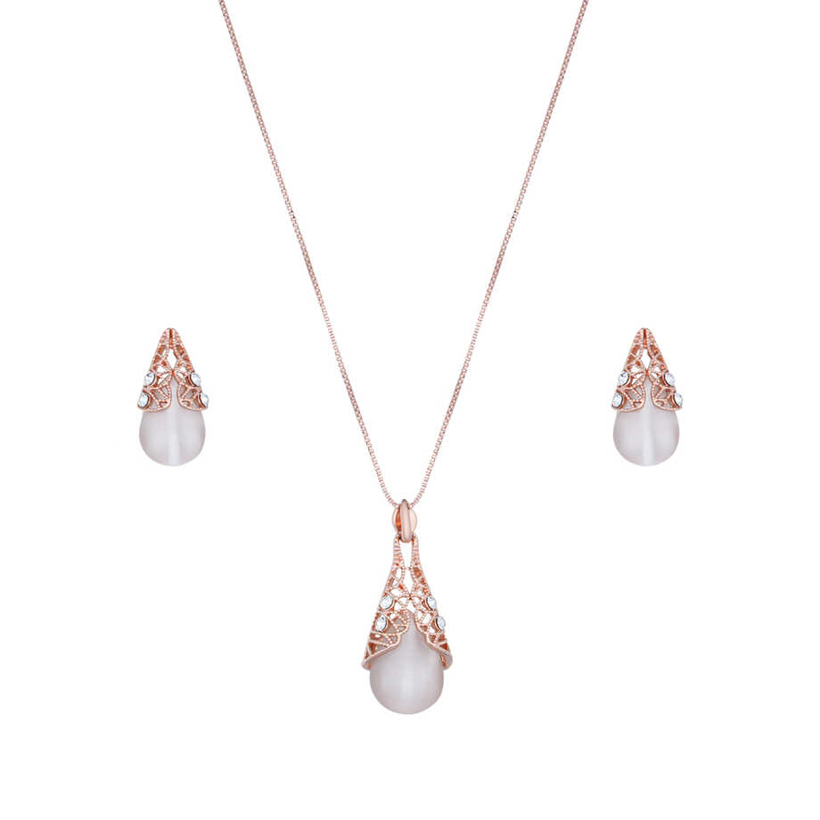 Papillon Accessories Gift Set Rose Gold 2 Pieces