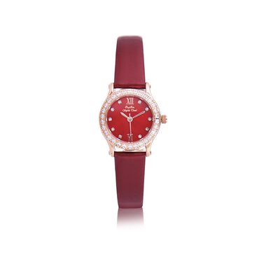 Leather PAPILLON Watch Rose Gold