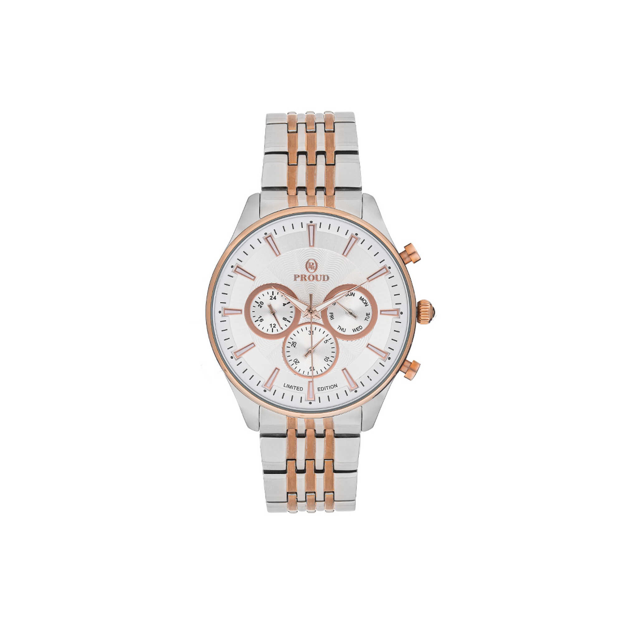 Proud steel rose gold men&rsquo;s Watch S15376S