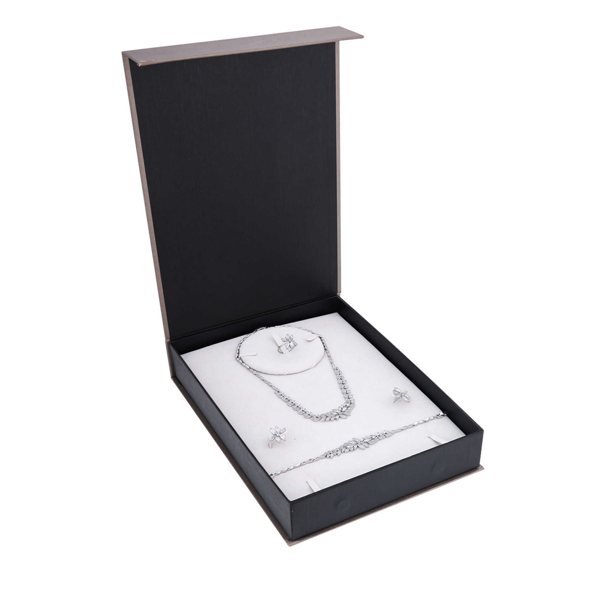 Papillon Accessories Gift Set Silver 4 Pieces