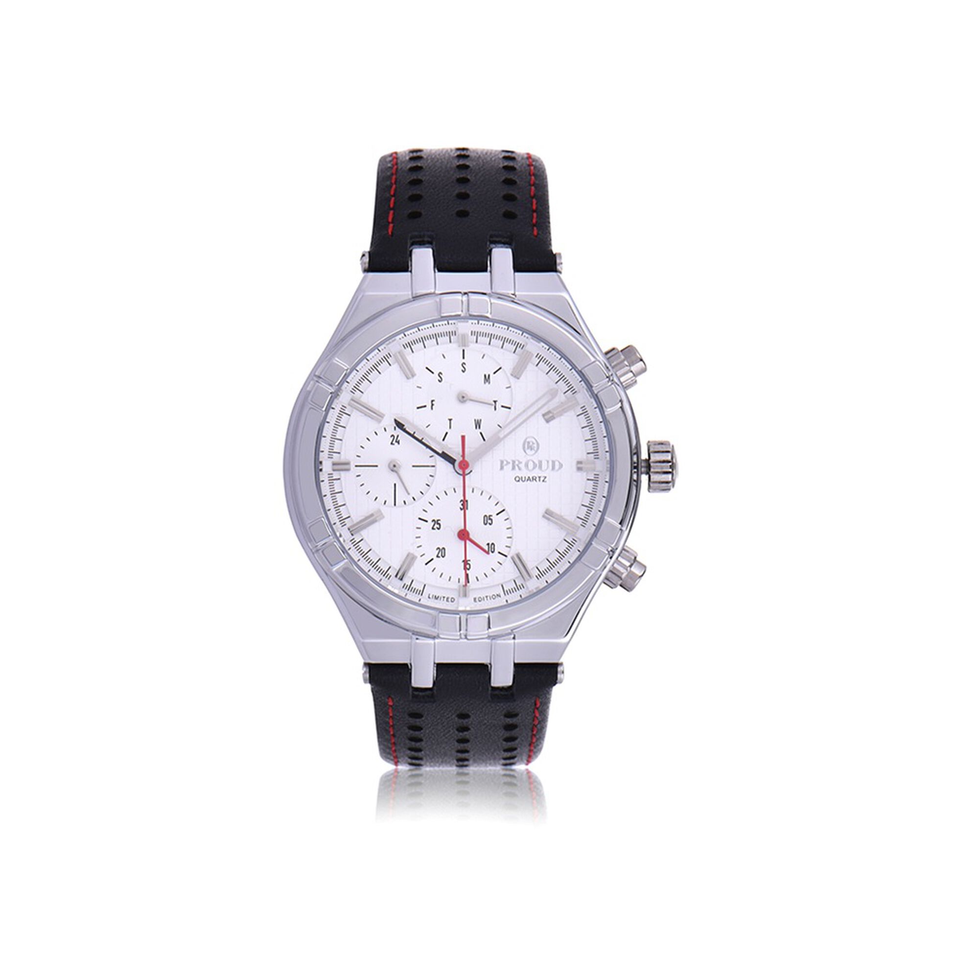 Proud leather silver men’s Watch TF-19PR013
