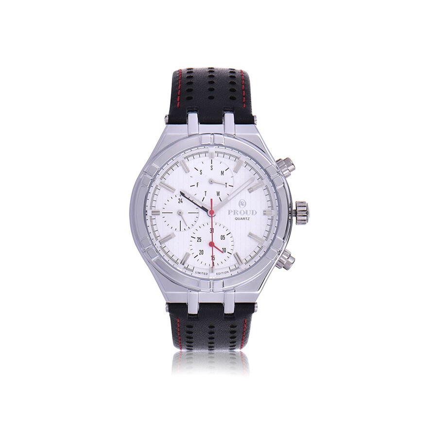 Proud leather silver men’s Watch TF-19PR013