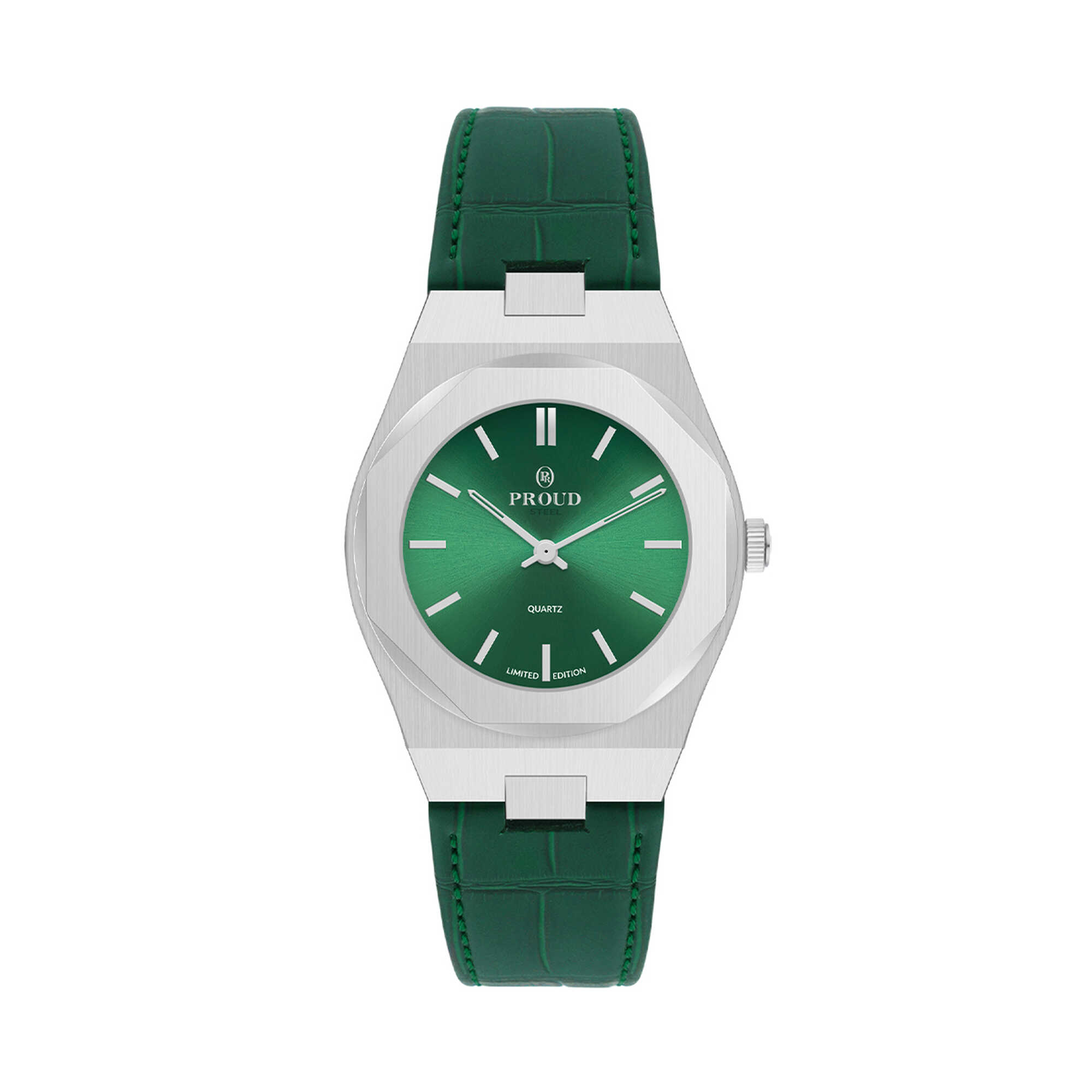 Y24TS(22PR033L)-B-SGreen ساعة براود أستيل