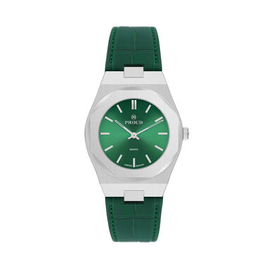 Proud Steel Watch Y24TS(22PR033L)-B-SGreen+Box