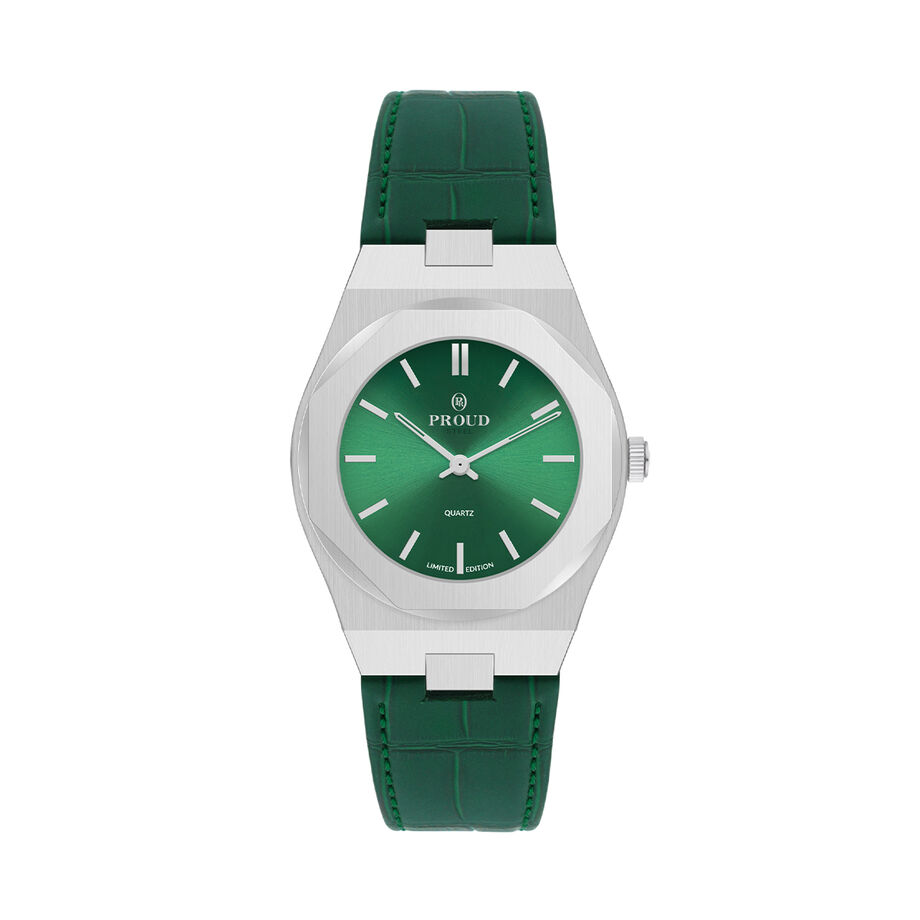 Proud Steel Watch Y24TS(22PR033L)-B-SGreen+Box