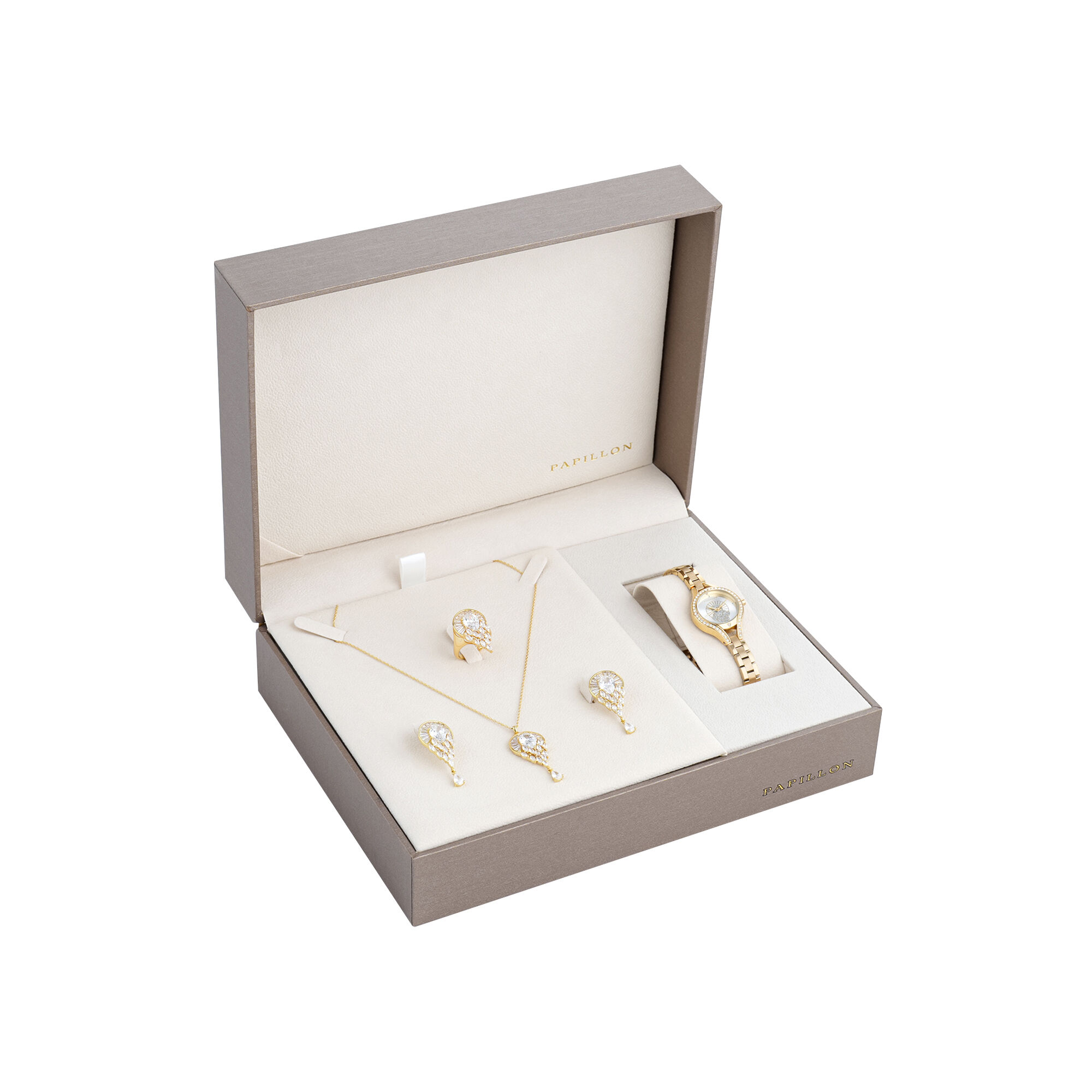 Bow Trio Set + Watch (S22227S-01-B) G