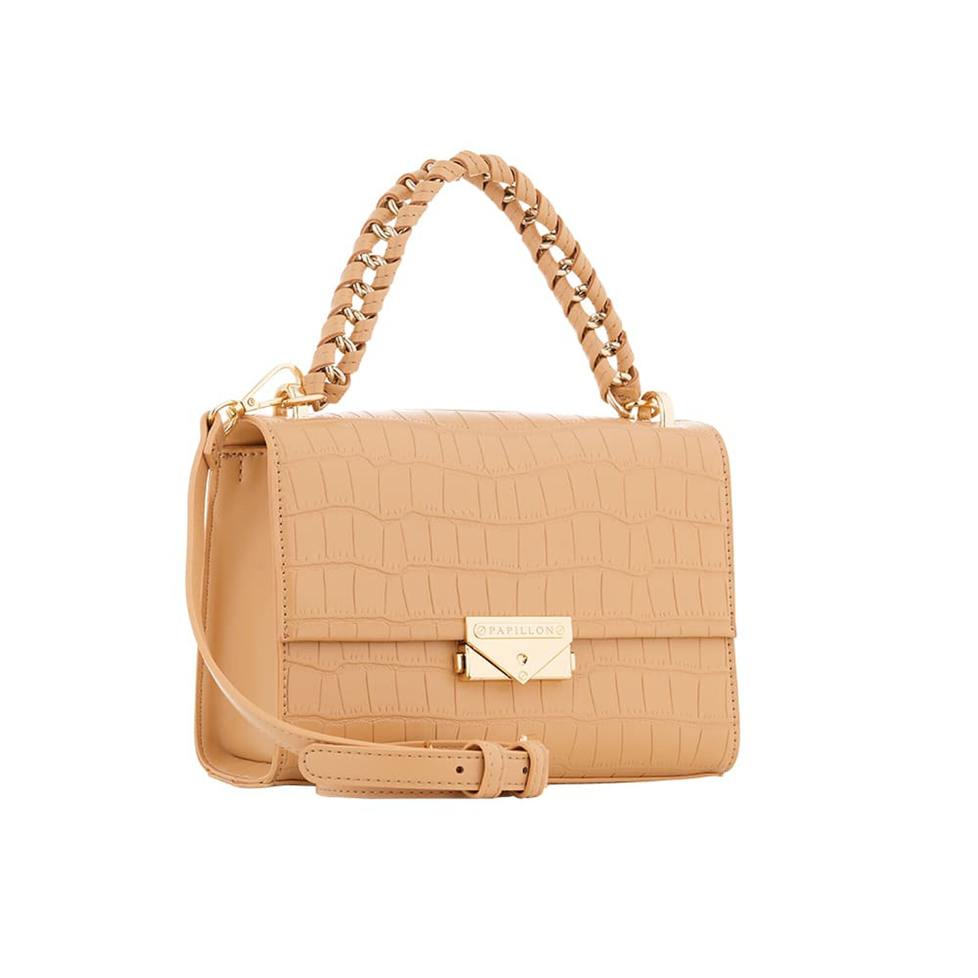 Papillon Handbag Beige- Women&rsquo;s bags-NOR-64758