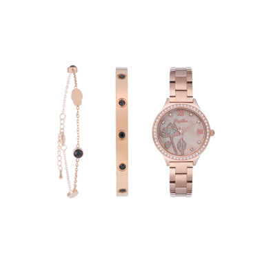 Papillon Accessories Gift Set Rose Gold 3 Pieces
