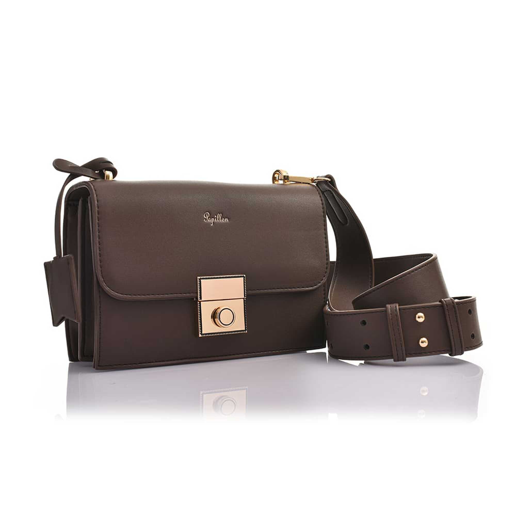 Papillion Shoulder Bag BRL-FY-19403 Dark Brown 
