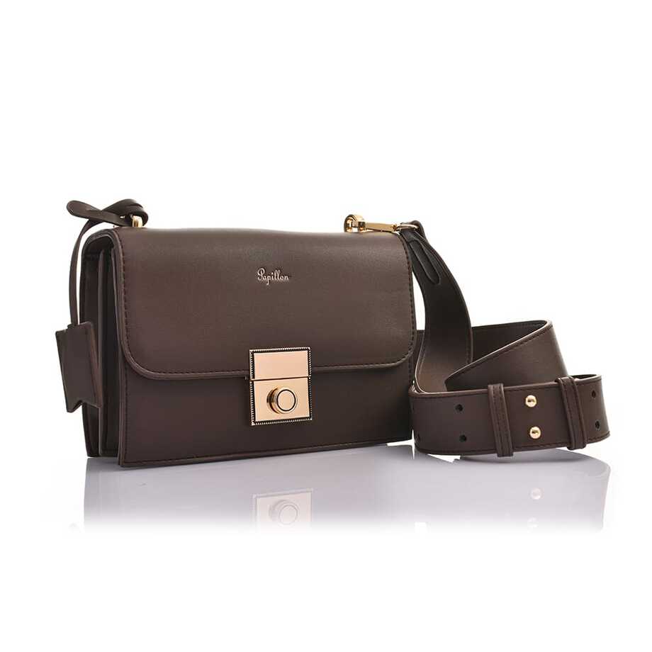 Papillion Shoulder Bag BRL-FY-19403 Dark Brown 