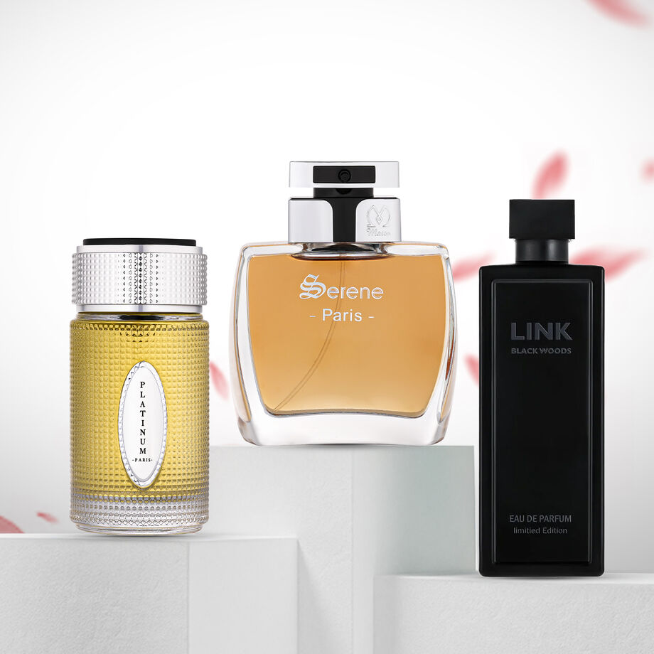 Perfume set (Link Black150 - Serene100 - Platinum100)