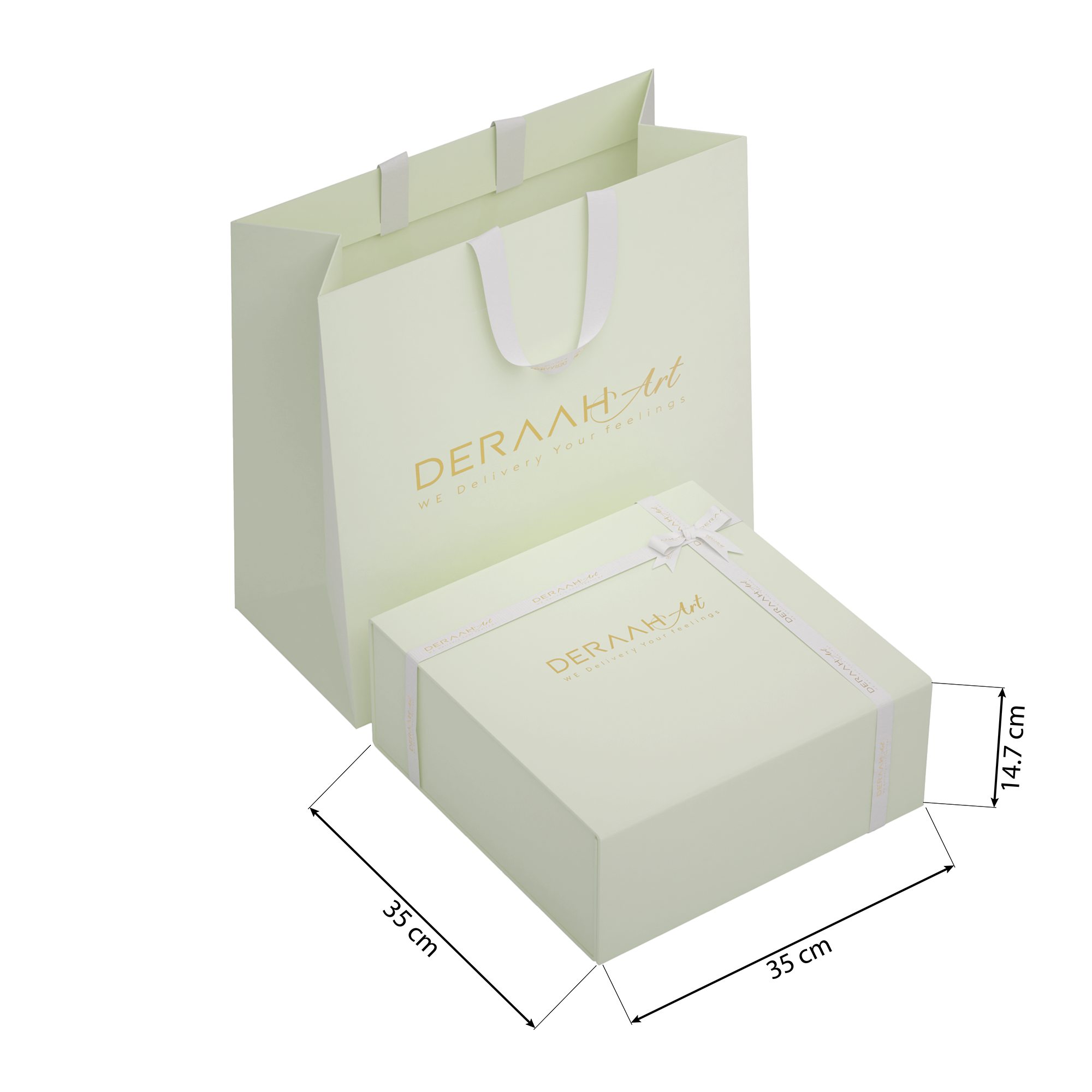 Large art shield packaging set
