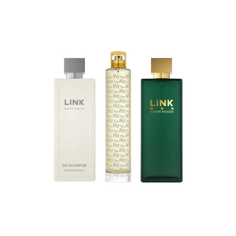 مجموعة عطور ( لينك وايت - لينك اخضر - بورموا )