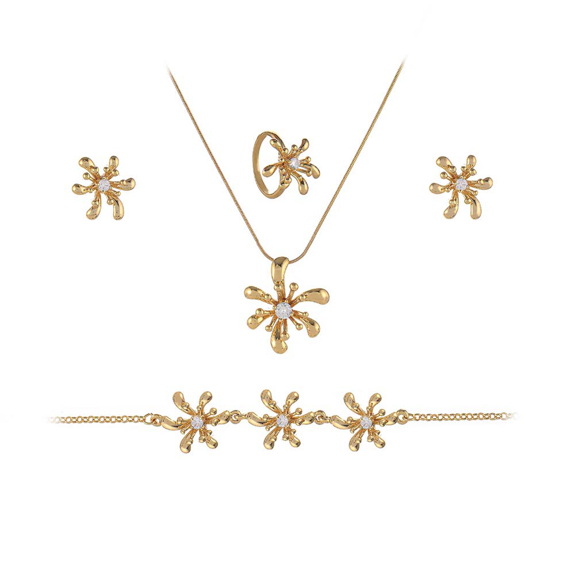 Papillon Accessories Gift Set Gold 4 Pieces
