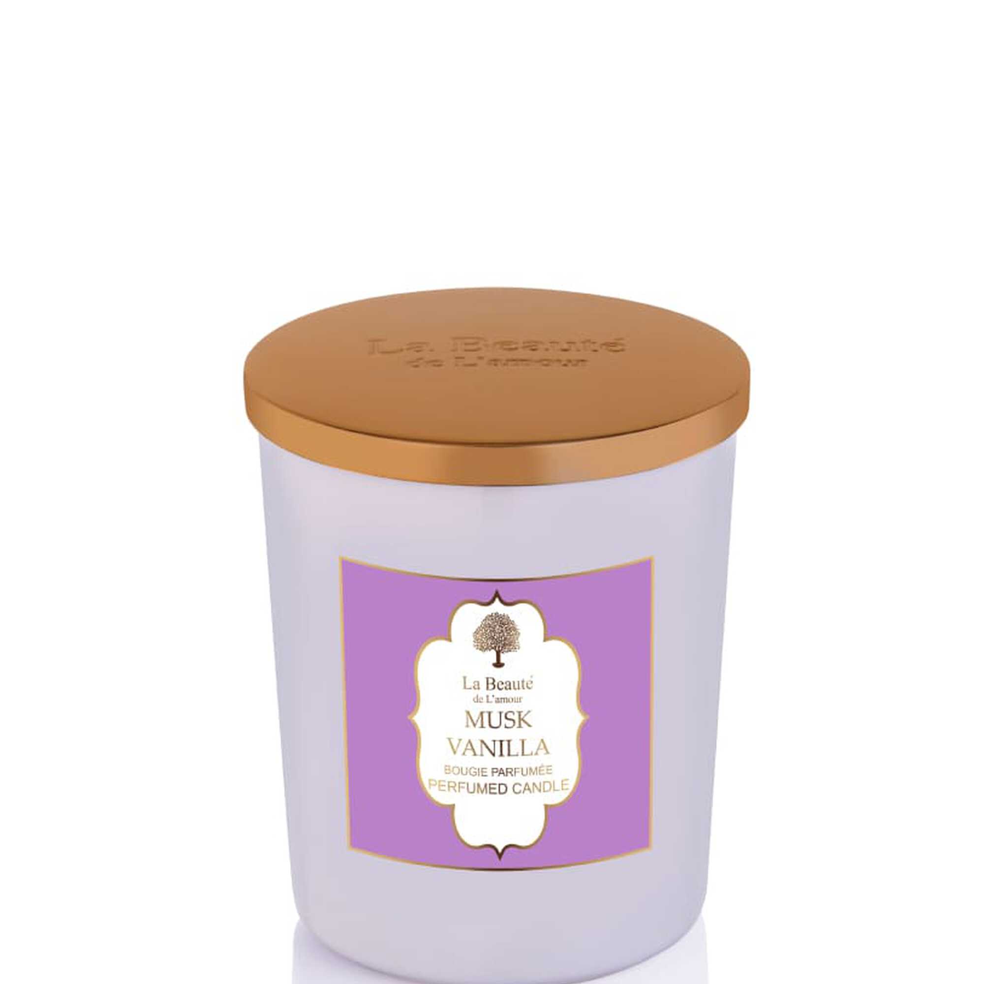 شمعة معطرة مسك فانيلا 180 مل ، لابوتيه