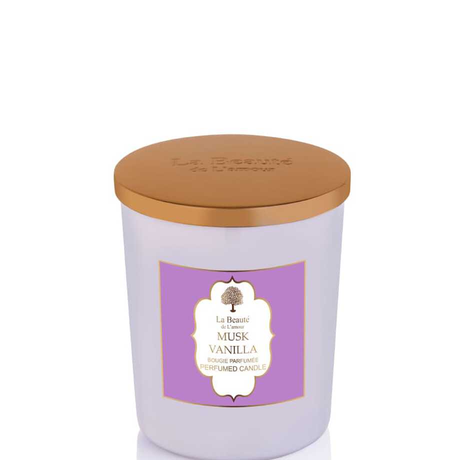 شمعة معطرة مسك فانيلا 180 مل ، لابوتيه