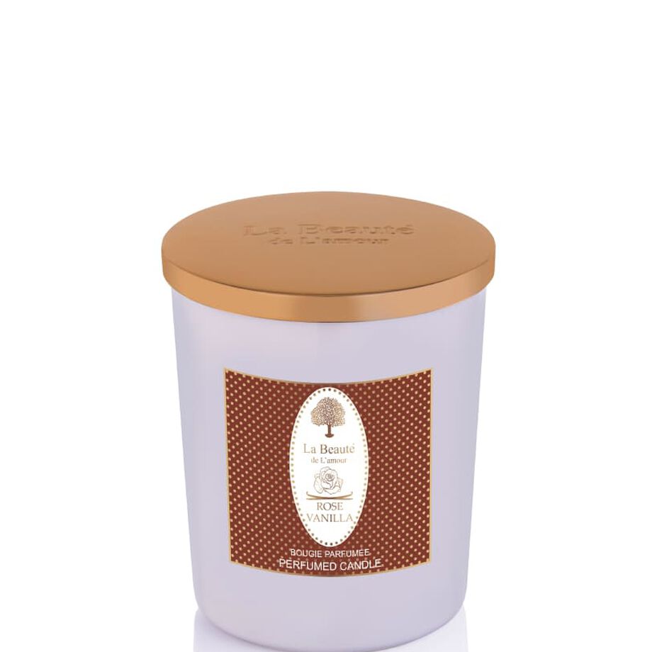 شمعة معطرة روز فانيلا 180 مل ، لابوتيه