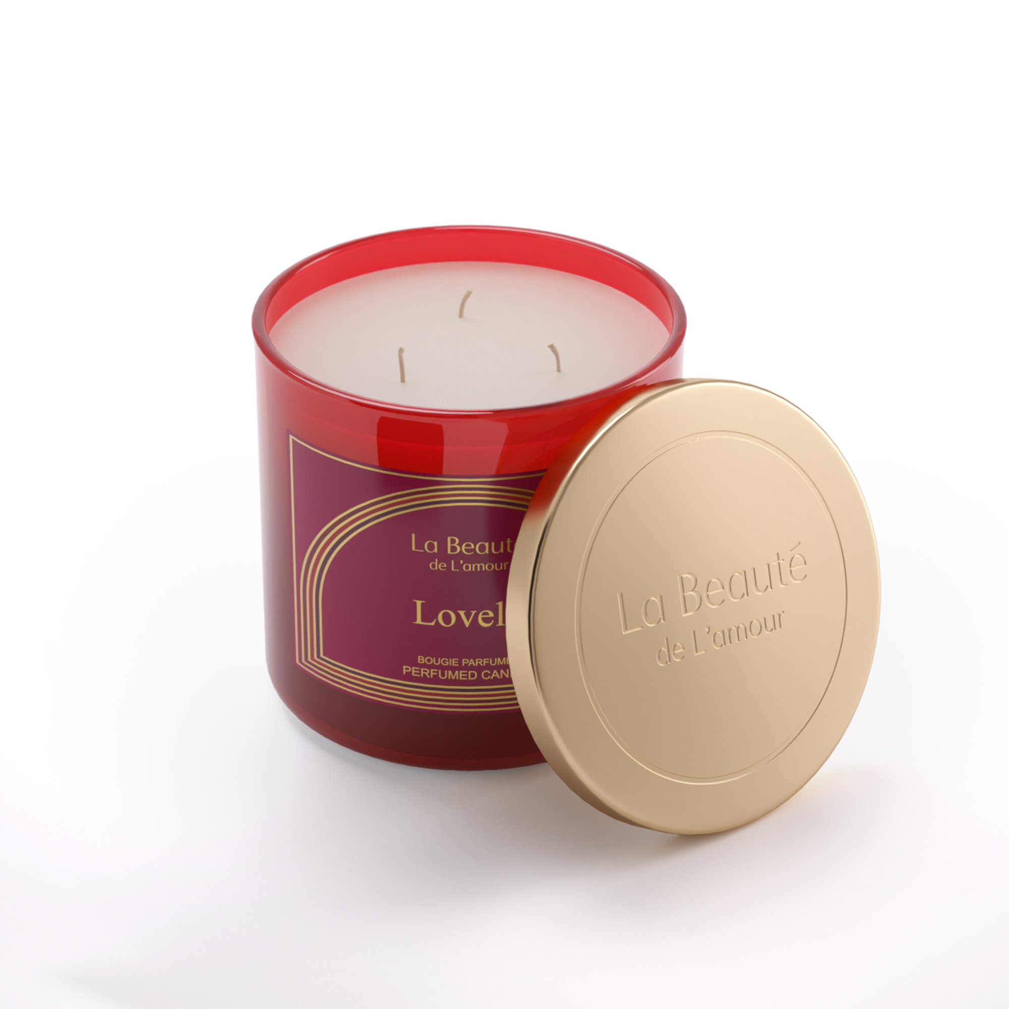 Lovely 400 gm Scented Candle La Beaute de Lamour