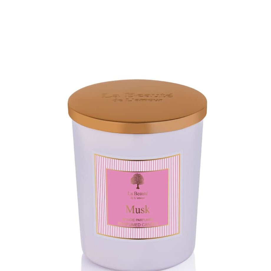 شمعة معطرة مسك 180 مل ، لابوتيه شمعة معطرة مسك 180 مل ، لابوتيه
